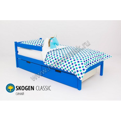 ДЕТСКАЯ КРОВАТЬ БЕЛЬМАРКО «SKOGEN CLASSIC СИНИЙ»